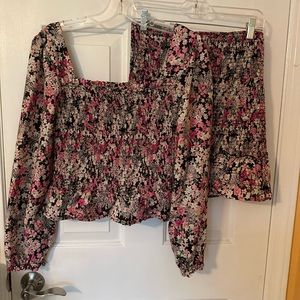 Crystal Doll adorable boho matching set NWOT